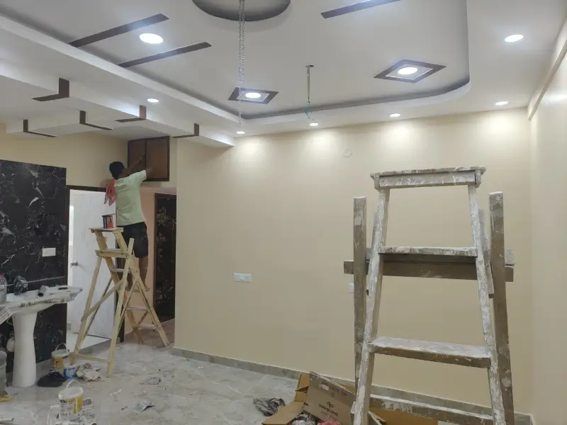 Single color combination for living room